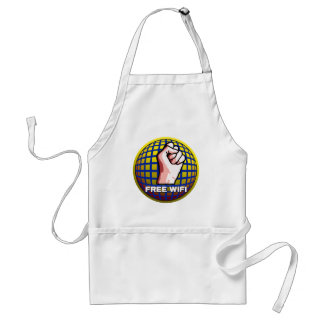 Free WiFi Adult Apron