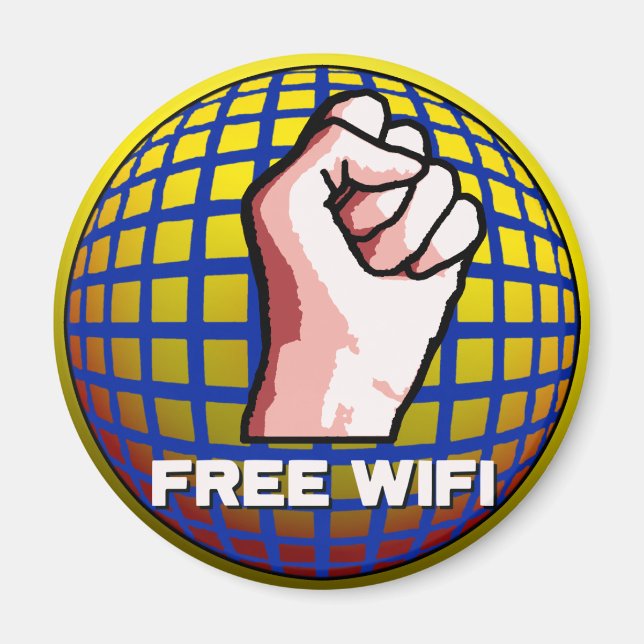 Free WiFi Magnet (Front)