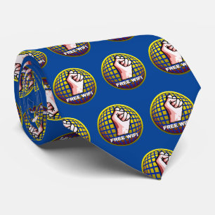 Free WiFi Neck Tie