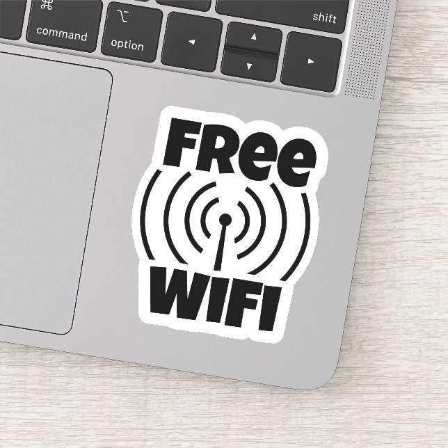 Free WIFI Sticker (Detail)