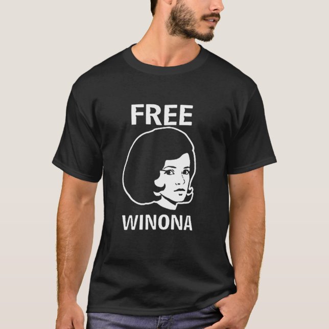 FREE WINONA Ryder DEPP brooklyn Hip TMZ NYC Hollyw T-Shirt (Front)