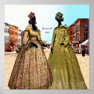 Free Women on the Day of Freedom • Juneteenth 1865 Poster
