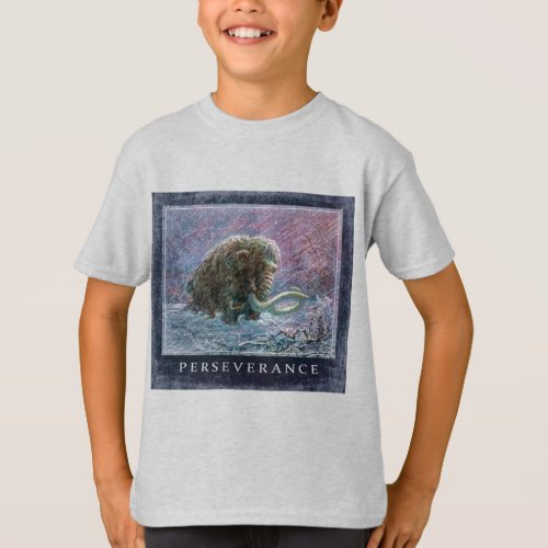 Free Woolly Mammoth Ice Age Perseverance T_Shirt