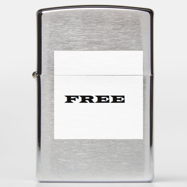 free you are FREE  Zippo Lighter (Front)