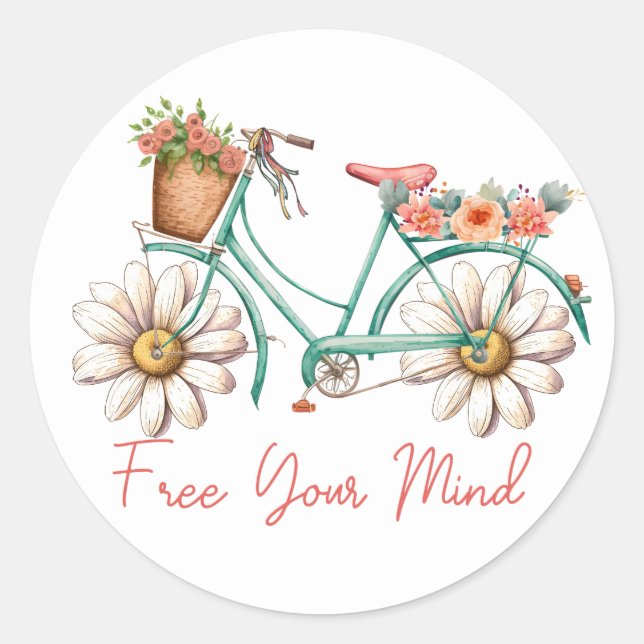 Free Your Mind Motivation Stickers (Front)