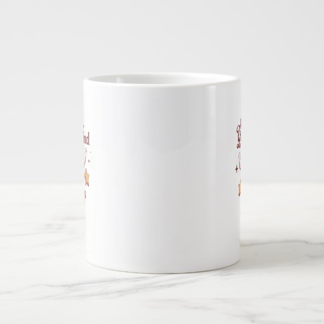 Free Your Mind Retro Mascot Giant Coffee Mug (Front)
