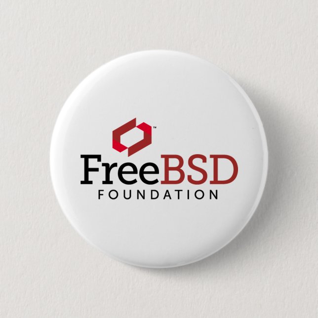 FreeBSD Foundation Logo Button (Front)