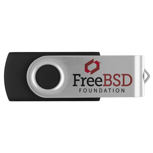 FreeBSD Foundation Logo Flash Drive (Front)