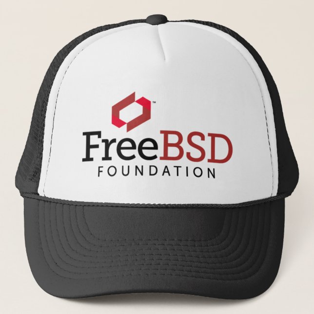 FreeBSD Foundation Logo Trucker Hat (Front)