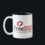 FreeBSD Foundation Logo Two-Tone Coffee Mug<br><div class="desc">You can now pick up your favorite FreeBSD Foundation branded items and help support the FreeBSD Project in the process!</div>