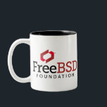 FreeBSD Foundation Logo Two-Tone Coffee Mug<br><div class="desc">You can now pick up your favorite FreeBSD Foundation branded items and help support the FreeBSD Project in the process!</div>