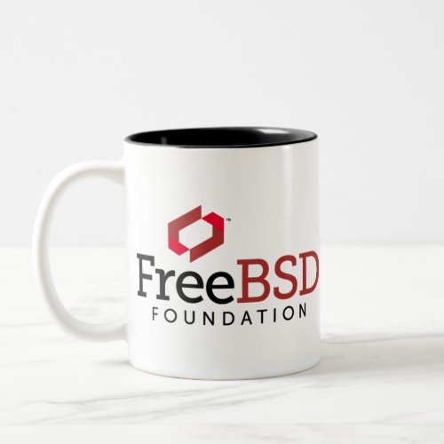 FreeBSD Foundation Logo Two_Tone Coffee Mug