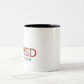 FreeBSD Foundation Logo Two-Tone Coffee Mug (Center)