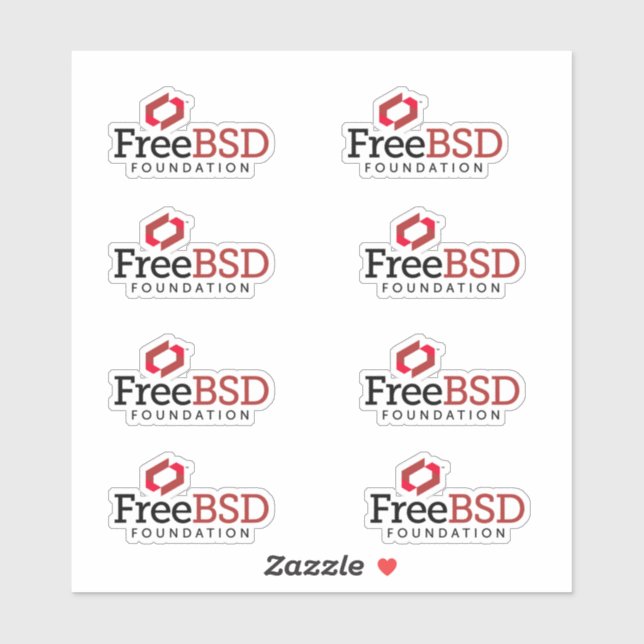 FreeBSD Foundation Stickers (Sheet)