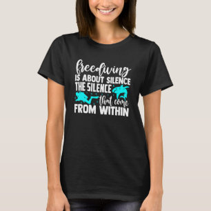 Freediving Apnoea Scuba Diving Slogan Deep Sea Apn T-Shirt