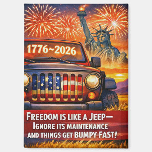 Freedom 250th Anniversary Magnet