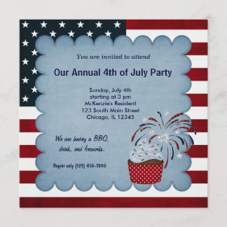 Freedom 4th of July Invitation