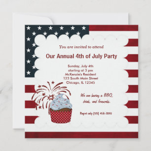 Freedom 4th of July Invitation