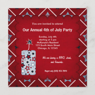 Freedom 4th of July Invitation