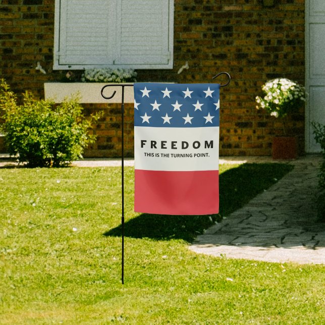 Freedom A True Patriot Garden Flag (Creator Uploaded)