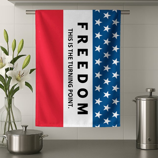 Freedom A True Patriot Kitchen Towel (Creator Uploaded)
