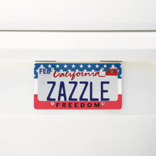 Freedom A True Patriot License Plate Frame