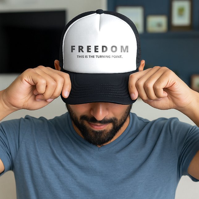 Freedom A True Patriot Trucker Hat (Creator Uploaded)