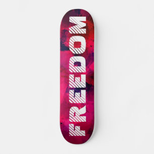 Freedom - Abstract skateboard