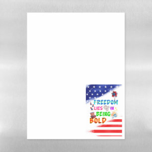 Freedom Accessories Lies In Being Bold Magnetic Dry Erase Sheet