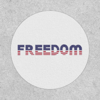 Freedom American Flag for Patriotic & Liberty Gift Patch