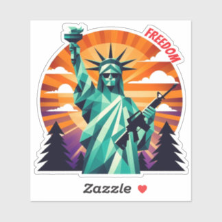 Freedom and Liberty Sticker