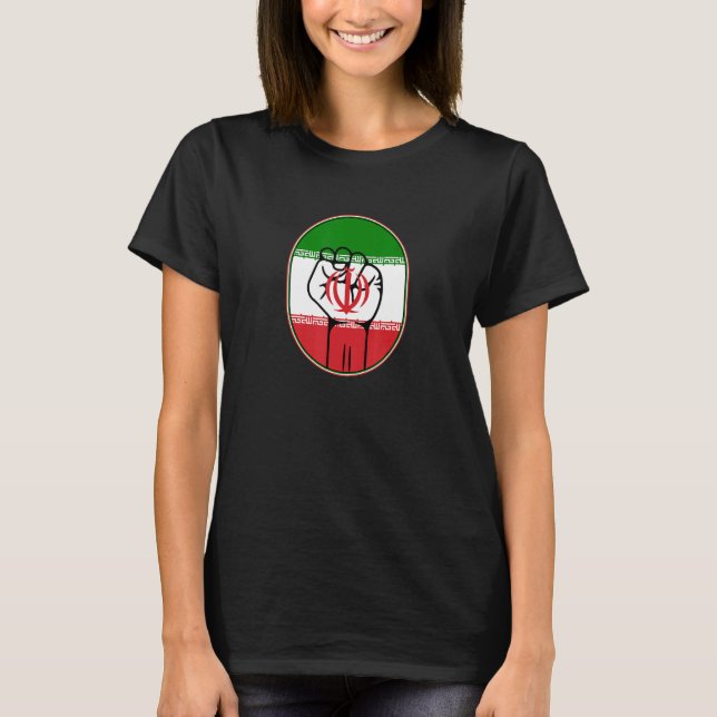 Freedom and Peace for Iran - Iranian Women._1 T-Shirt (Front)