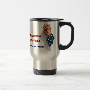 Freedom and Veterans Patriotic Mug