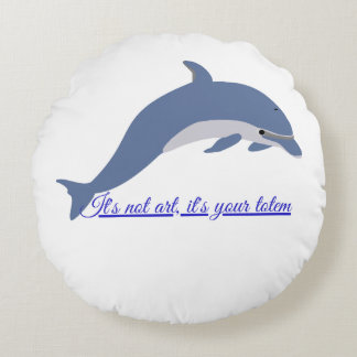Freedom as a principle round pillow