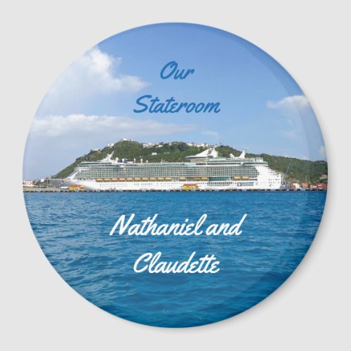 Freedom at Sint Maarten Stateroom Door Marker Magnet