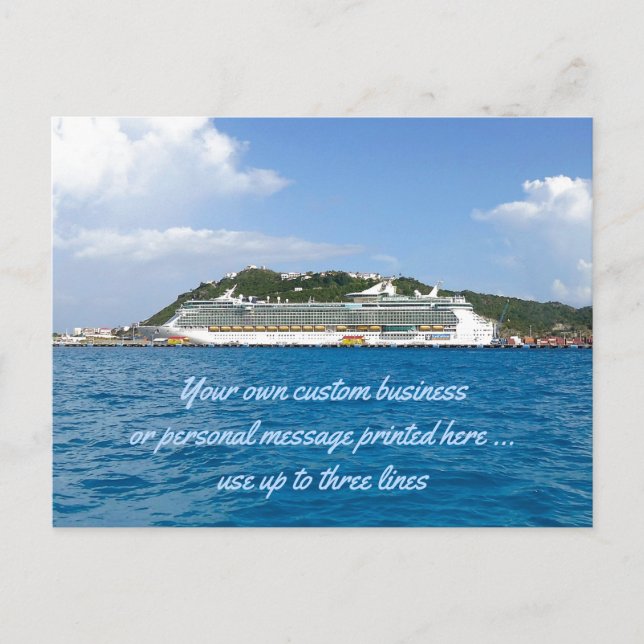 Freedom at St. Martin Custom Cruise Mailer Postcard (Front)