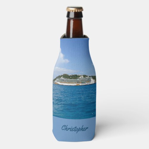 Freedom at St Martin Personalized Bottle Cooler
