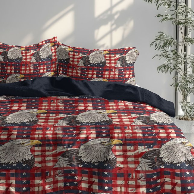Freedom Bedding Set Eagle & Flag for July Fourth Duvet Cover (Freedom Bedding Set Eagle & Flag for July Fourth)