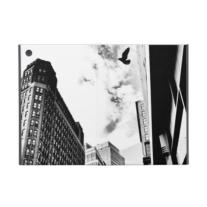 Freedom   Bird Flying Near New York Skyscrapers iPad Mini Cover