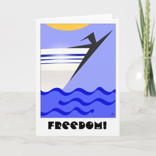 Freedom Blank Card Card