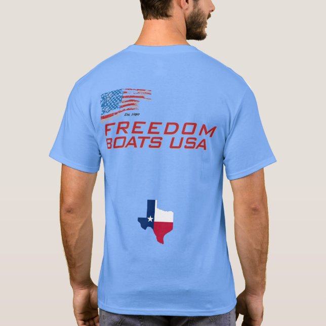 Freedom Boats T-shirt (Back)