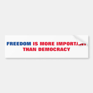 Freedom Bumper Sticker