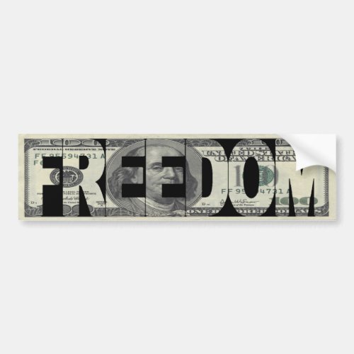 Freedom Bumper Sticker