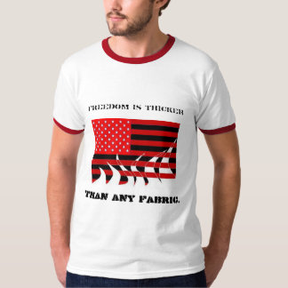 Freedom Burns Through Any Flag. [07316687] T-Shirt
