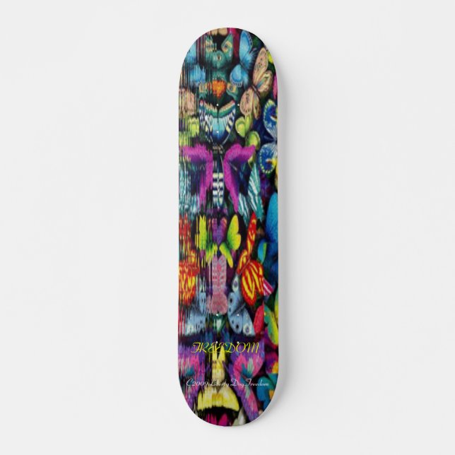 FREEDOM BUTTERFLY PROFESSIONAL SKATEBOARDS (Front)