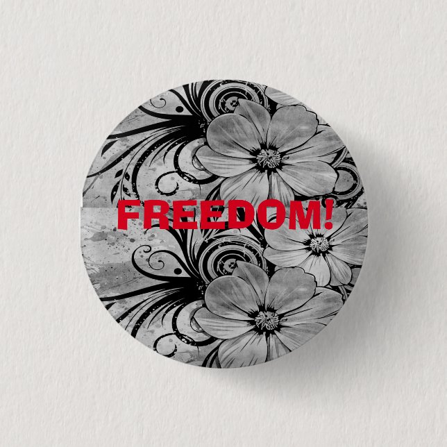 Freedom! Button. Button (Front)