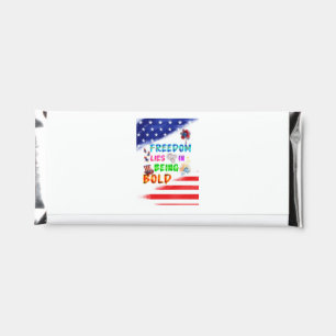 Freedom Candy Lies In Being Bold Hershey Bar Favors