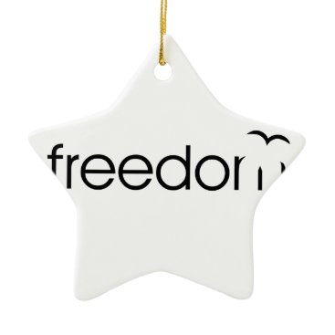 Freedom Ceramic Ornament Freedom Ceramic Ornament