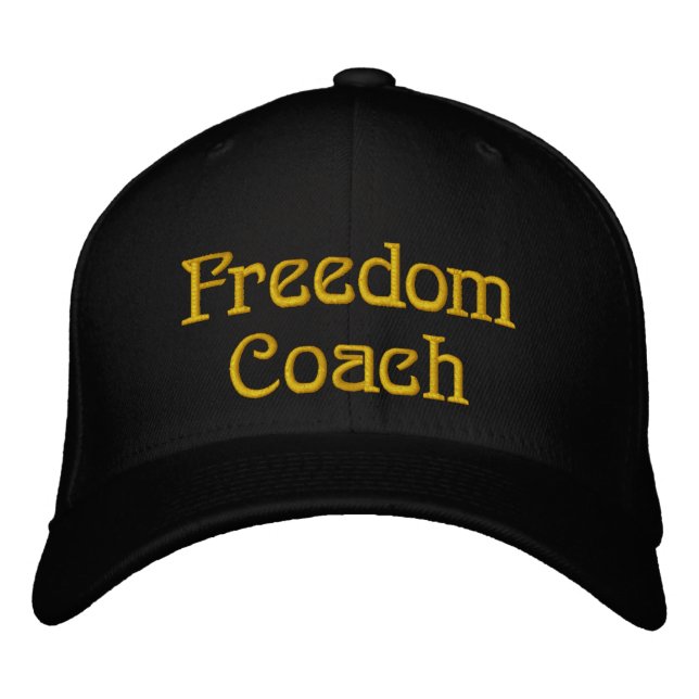 Freedom Coach Embroidered Baseball Hat (Front)