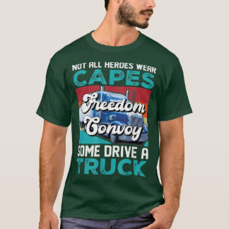 Freedom Convoy 2022 Canada Truck Trudeau Ottawa Pr T-Shirt